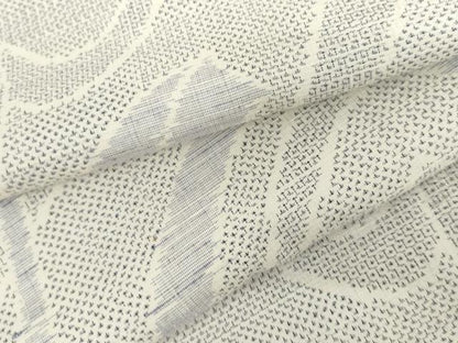 平和屋着物●結城紬　100亀甲　鬘帯文　正絹　逸品　AABH7257cs
