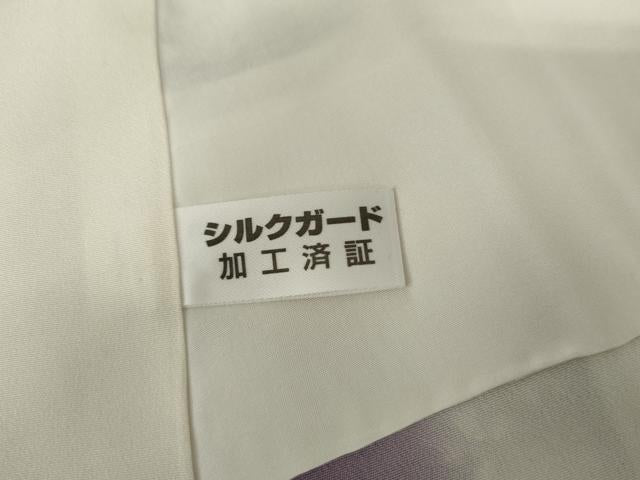 平和屋着物●上質な小紋　桜丸文　金銀彩　正絹　逸品　AABH7259cs