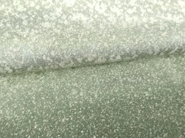 平和屋着物●十日町友禅作家　林静穂　訪問着　霞文　暈し染め　銀通し地　正絹　逸品　未使用　AABH7264cs