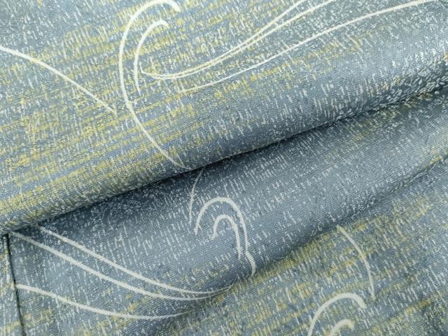 平和屋着物●上質な小紋　鳳凰文　暈し染め　正絹　逸品　未使用　AABH7266cs