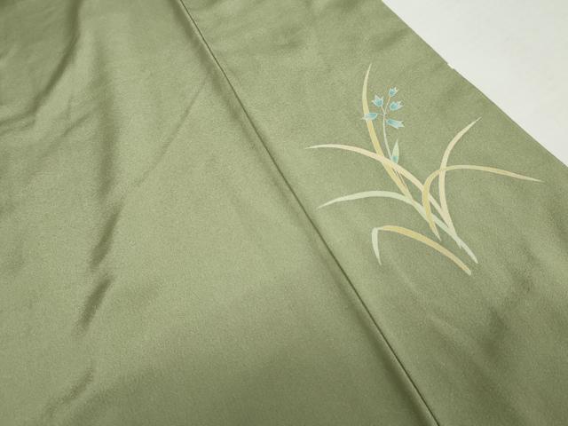 平和屋着物●訪問着　友禅　作家物　伸　枝花文　暈し染め　正絹　逸品　AABH7269cs 平和屋着物○訪問着 友禅 作家物 伸 枝花文 暈し染め 正絹 逸品