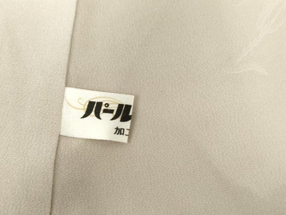 平和屋着物●中村玉緒　訪問着　枝梅文　金彩　正絹　逸品　AABH7272cs