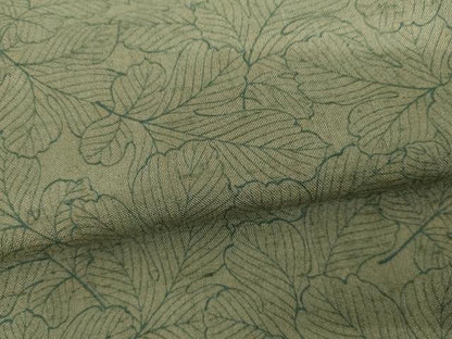 平和屋着物●上質な紬　梶の葉　正絹　逸品　未使用　AABH7277cs