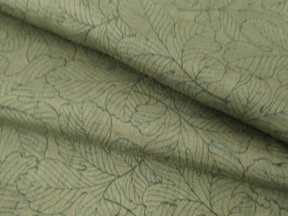 平和屋着物●上質な紬　梶の葉　正絹　逸品　未使用　AABH7277cs