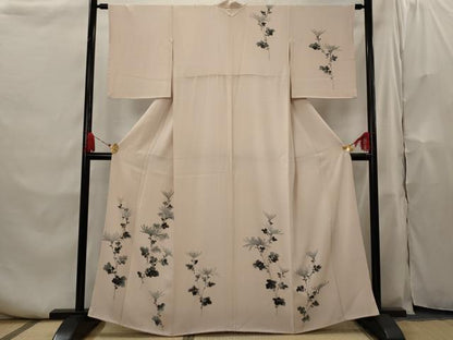 平和屋着物■訪問着 草花文 金彩 正絹 逸品 AABH7286st
