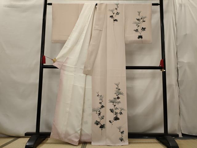 平和屋着物■訪問着 草花文 金彩 正絹 逸品 AABH7286st