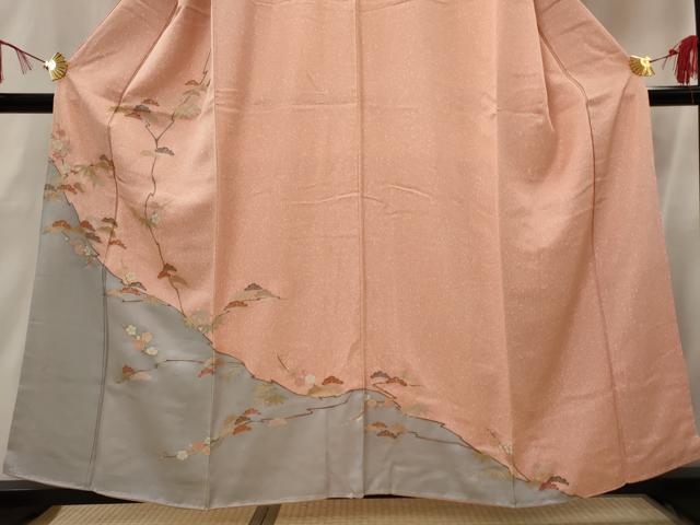 平和屋着物■訪問着 松竹梅 金銀彩 正絹 逸品 AABH7289st