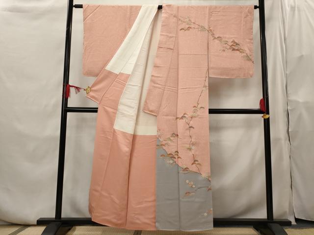 平和屋着物■訪問着 松竹梅 金銀彩 正絹 逸品 AABH7289st