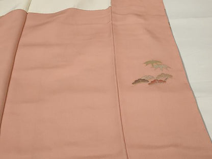 平和屋着物■訪問着 松竹梅 金銀彩 正絹 逸品 AABH7289st