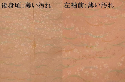 平和屋着物■長襦袢　無双仕立て　芝草文　やまと誂製　正絹　逸品　AABH7312st