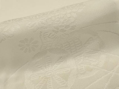 平和屋着物■長襦袢　無双仕立て　花車地紋　やまと誂製　正絹　逸品　AABH7320st