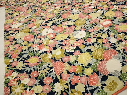 平和屋着物■上質な小紋 花づくし 正絹 逸品 AABH7329st