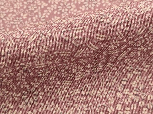 平和屋着物■上質な小紋 花づくし 正絹 逸品 AABH7340st
