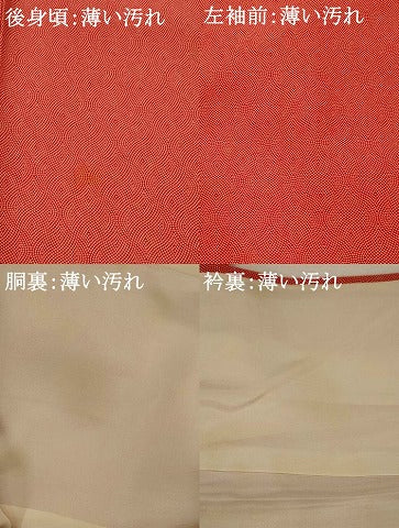 平和屋着物■江戸小紋 立涌文様 正絹 逸品 AABH7346st