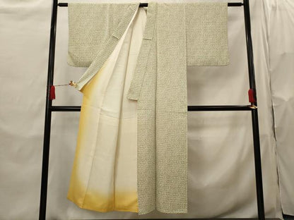 平和屋着物■上質な小紋 七宝文 正絹 逸品 AABH7353st
