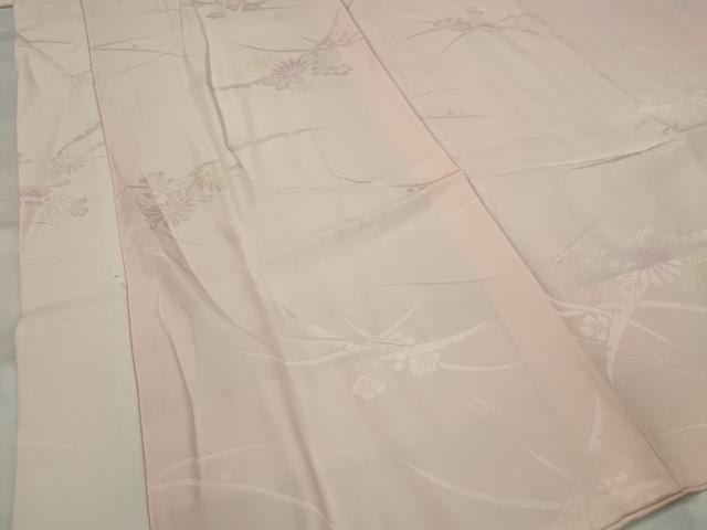 平和屋着物■長襦袢 袷 雪芝花地紋 暈し染め 正絹 逸品 AABH7359st