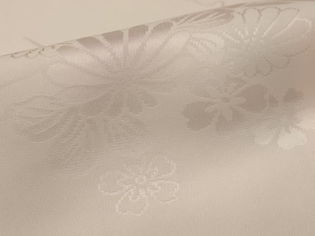 平和屋着物■長襦袢 袷 雪芝花地紋 暈し染め 正絹 逸品 AABH7359st
