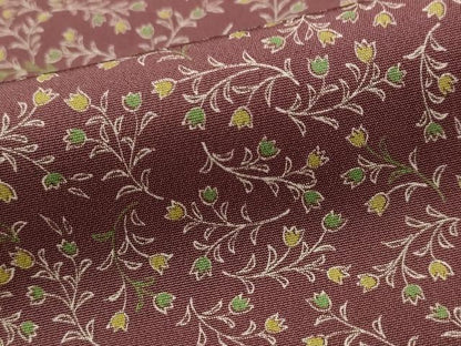 平和屋着物■上質な小紋　花尽し　正絹　逸品　未使用　AABH7381st