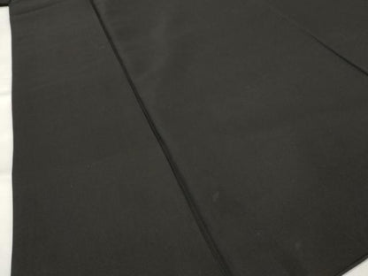 平和屋着物■男性 黒紋付 正絹 逸品 AABH7397st