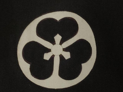 平和屋着物■男性 黒紋付 正絹 逸品 AABH7397st