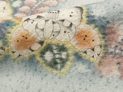 平和屋着物■色留訪問着 辻が花 正絹 逸品 AABH7403st