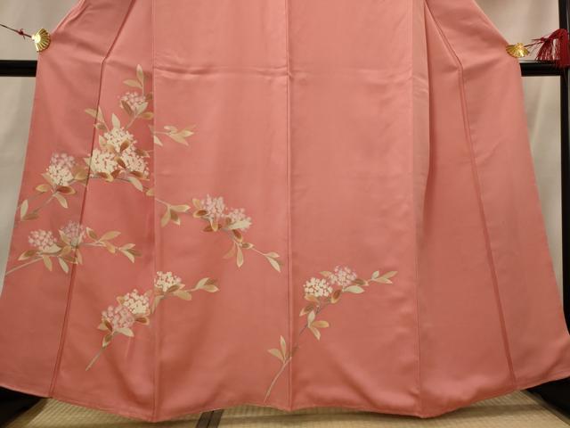 平和屋着物□訪問着 枝花文 正絹 逸品 AABH7407st