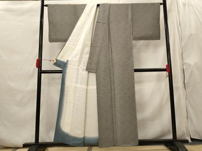平和屋着物■江戸小紋　鮫小紋柄　正絹　逸品　AABH7420st