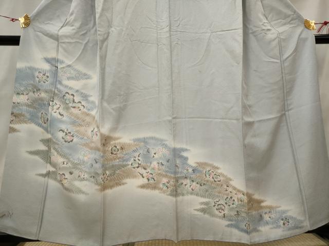 平和屋着物■訪問着　手描き　辻が花　暈し染め　正絹　逸品　AABH7427st