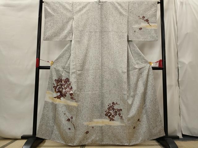 平和屋着物■訪問着 枝梅文 金彩 やまと誂製 正絹 逸品 AABH7428st