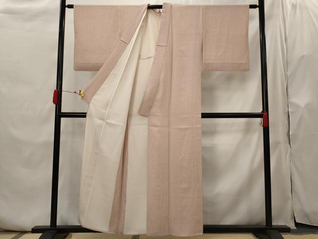 平和屋着物▽江戸小紋　単衣　花尽し　やまと誂製　正絹　逸品　AABH7439st