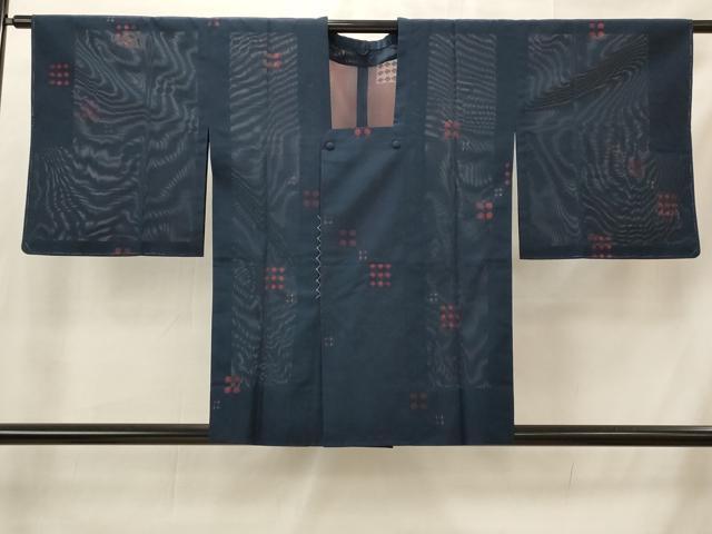 平和屋着物▽道行コート　スリーシーズン　春夏秋　塵除け　正絹　逸品　未使用　AABH7460st