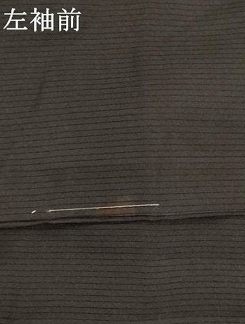 平和屋着物＊夏物 男性 羽織 黒紋付 絽 正絹 逸品 AABH7474st