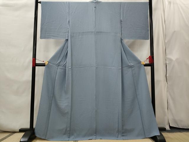 平和屋着物▽上質な色無地　単衣　薄花色　正絹　逸品　AABH7478st