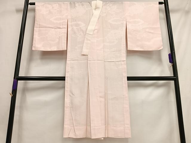 平和屋着物■長襦袢　無双仕立て　花霞文　洗える着物　AABH7512oa