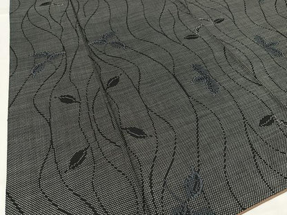 平和屋着物■本場大島紬　7マルキ　枝葉文　正絹　逸品　AABH7521oa