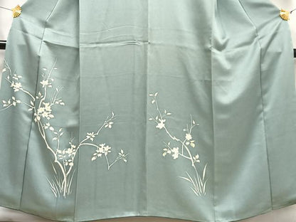 平和屋着物■訪問着 枝花文 正絹 逸品 AABH7530oa