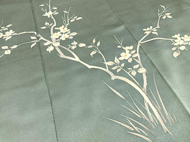 平和屋着物■訪問着 枝花文 正絹 逸品 AABH7530oa