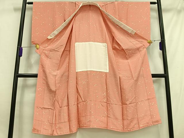 平和屋着物■長襦袢 無双仕立て 芝楓文 正絹 逸品 AABH7551oa