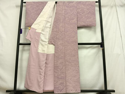 平和屋着物■上質な小紋 霞文 正絹 逸品 AABH7552oa