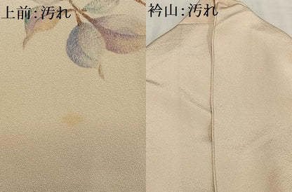 平和屋着物■訪問着　枝花文　正絹　逸品　AABH7553oa
