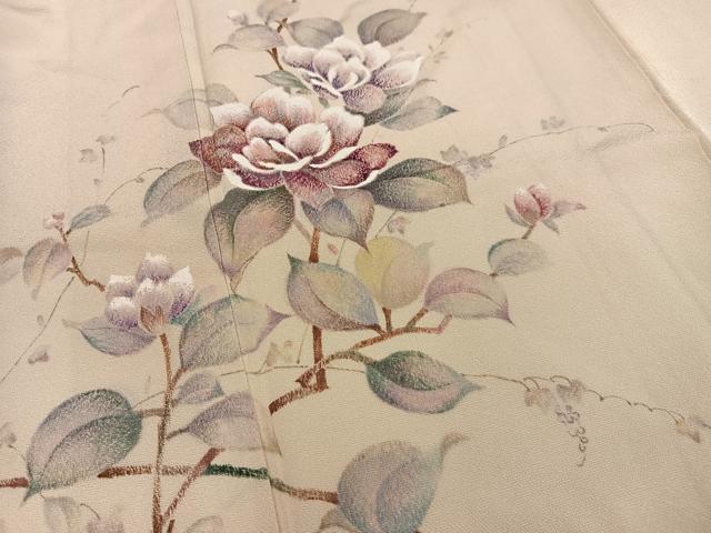 平和屋着物■訪問着　枝花文　正絹　逸品　AABH7553oa