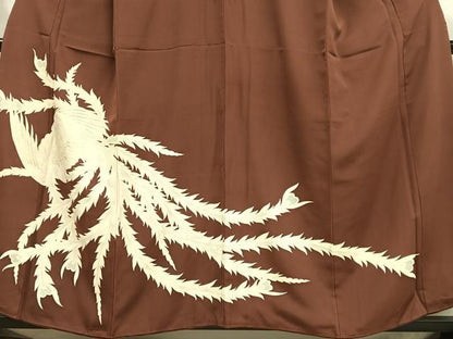 平和屋着物■豪華色留袖 刺繍 鳳凰文 正絹 逸品 AABH7556oa
