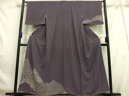 平和屋着物■訪問着　梅鉢　正絹　逸品　AABH7557oa