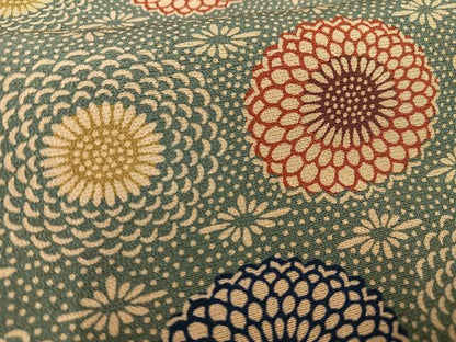平和屋着物■上質な小紋　型染め　花づくし　三越扱い　正絹　逸品　未使用　AABH7563oa