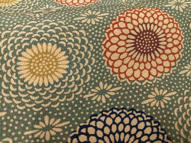 平和屋着物■上質な小紋　型染め　花づくし　三越扱い　正絹　逸品　未使用　AABH7563oa