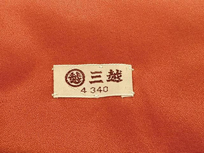 平和屋着物■上質な小紋　型染め　花づくし　三越扱い　正絹　逸品　未使用　AABH7563oa