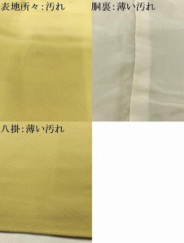 平和屋着物■上質な色無地　作家物　木蘭色　正絹　逸品　AABH7571oa