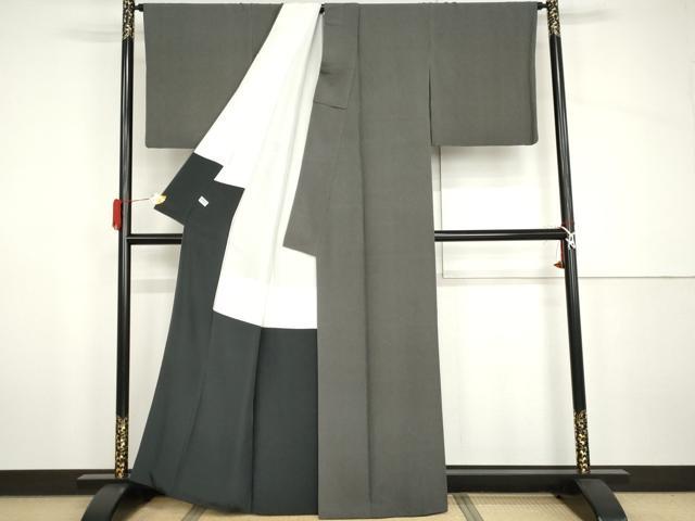 平和屋着物●江戸小紋　角通し　正絹　逸品　AABH7793cs