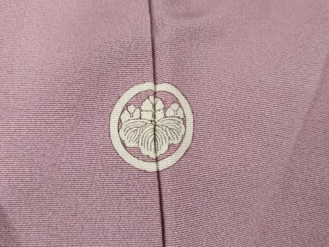 平和屋着物●上質な色無地　紅藤色　正絹　逸品　AABH7798cs 平和屋着物○上質な色無地 紅藤色 正絹 逸品 AABH7798cs