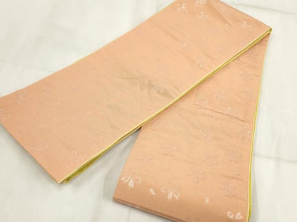 平和屋着物◎両面半幅帯　桜　AABH7932wj